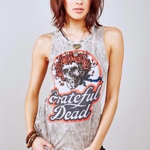 GRATEFUL DEAD Acid Wash Muscle Tank